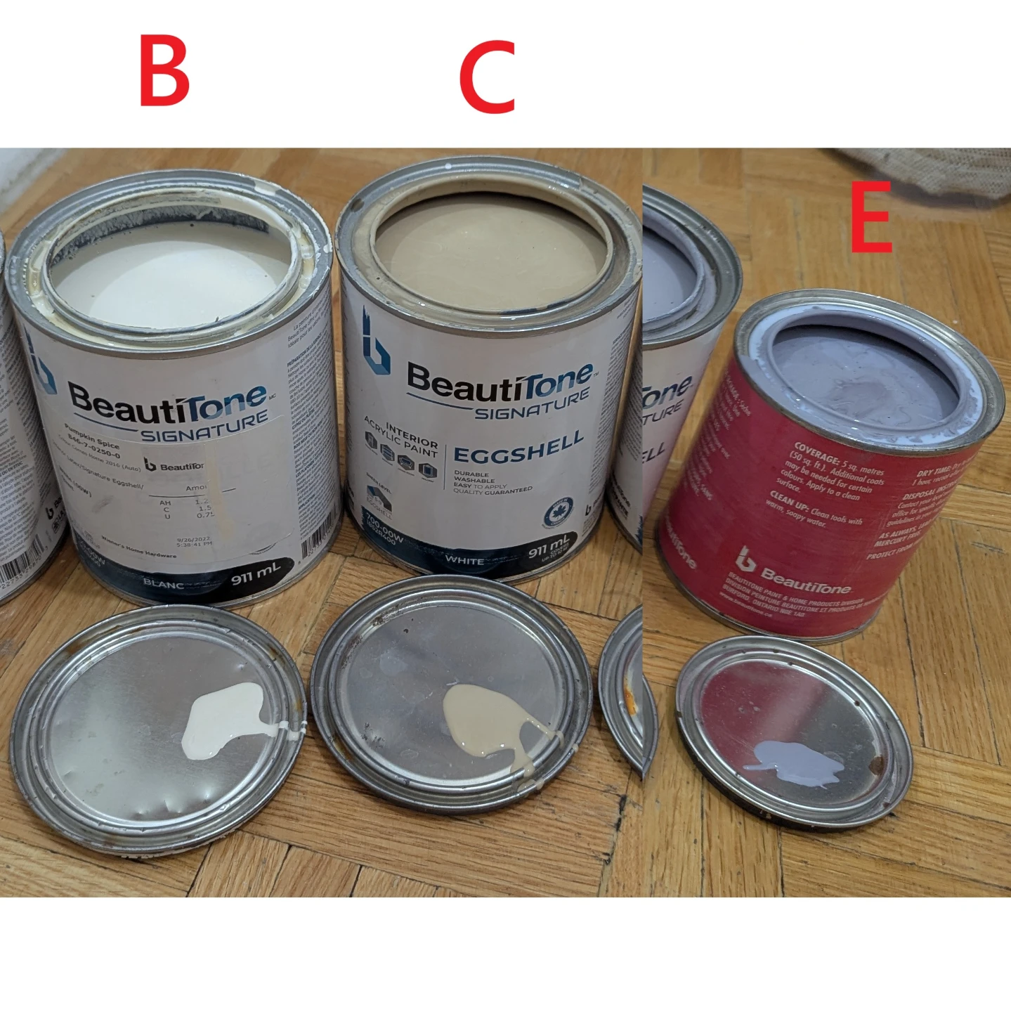 Paint 911ml Eggshell Interior Acrylic Paint