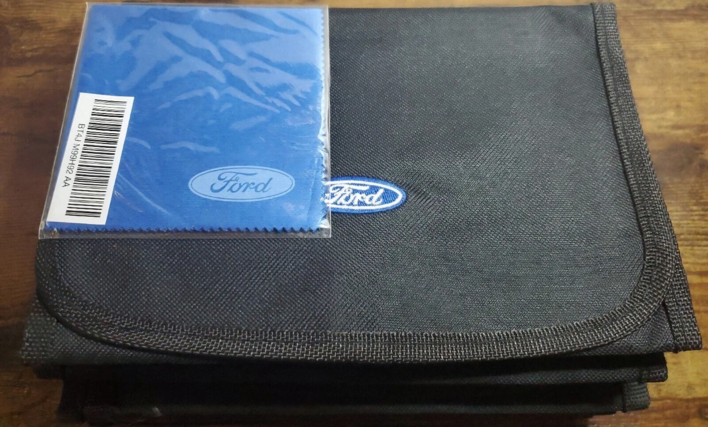 Ford Owner's Manual Holder with Cleaning Cloth