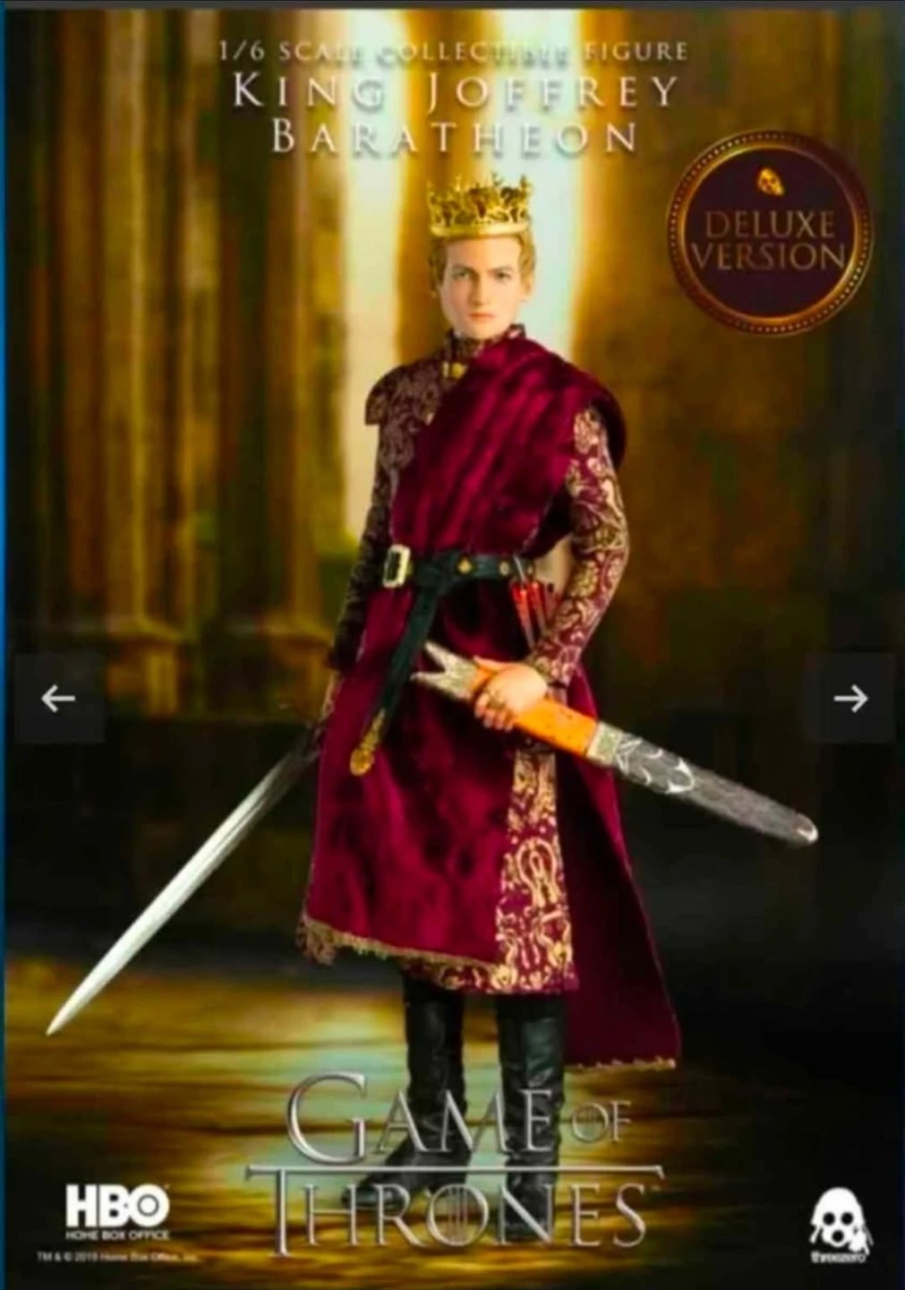 Game of Thrones King Joffrey Baratheon 1/6 Scale Figure