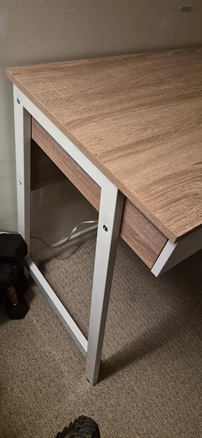 Wooden Desk with Built-in USB Hub - photo 4
