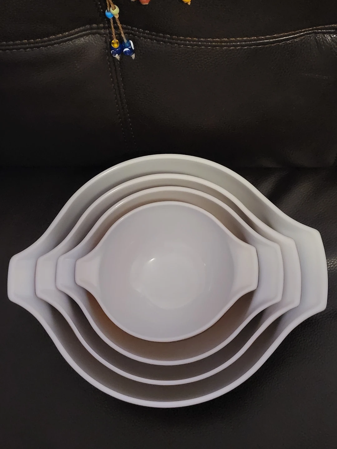 Vintage Pyrex "Old Orchard" Cinderella Bowl Set (4 Pieces)