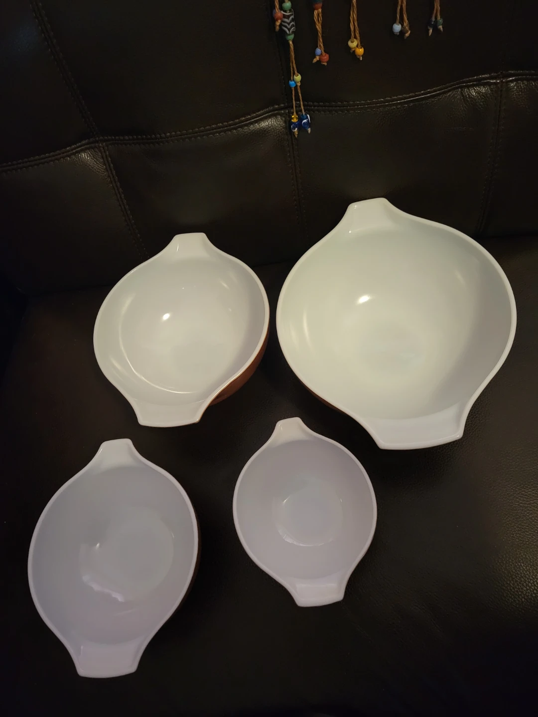 Vintage Pyrex "Old Orchard" Cinderella Bowl Set (4 Pieces) - photo 4