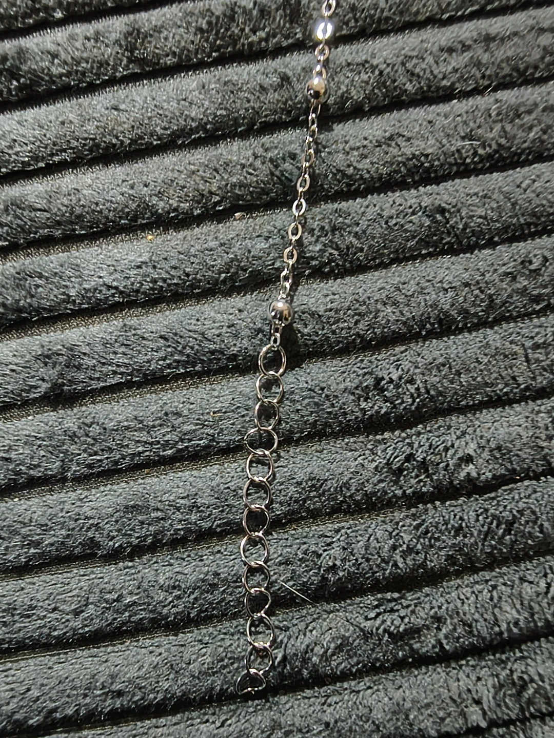 Silver-tone Chain bracelet with Beads - photo 4