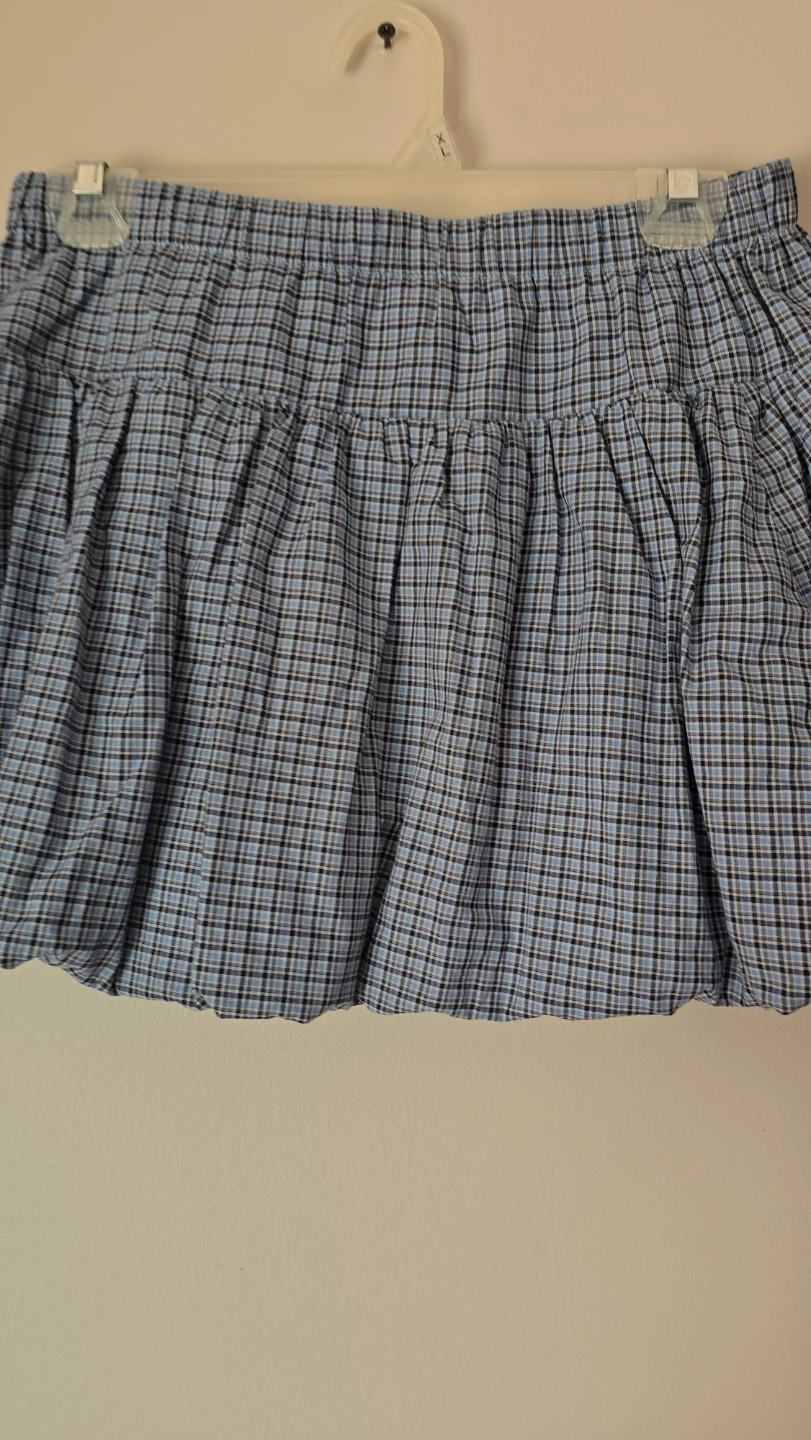 Blue Plaid Skirt - photo 2