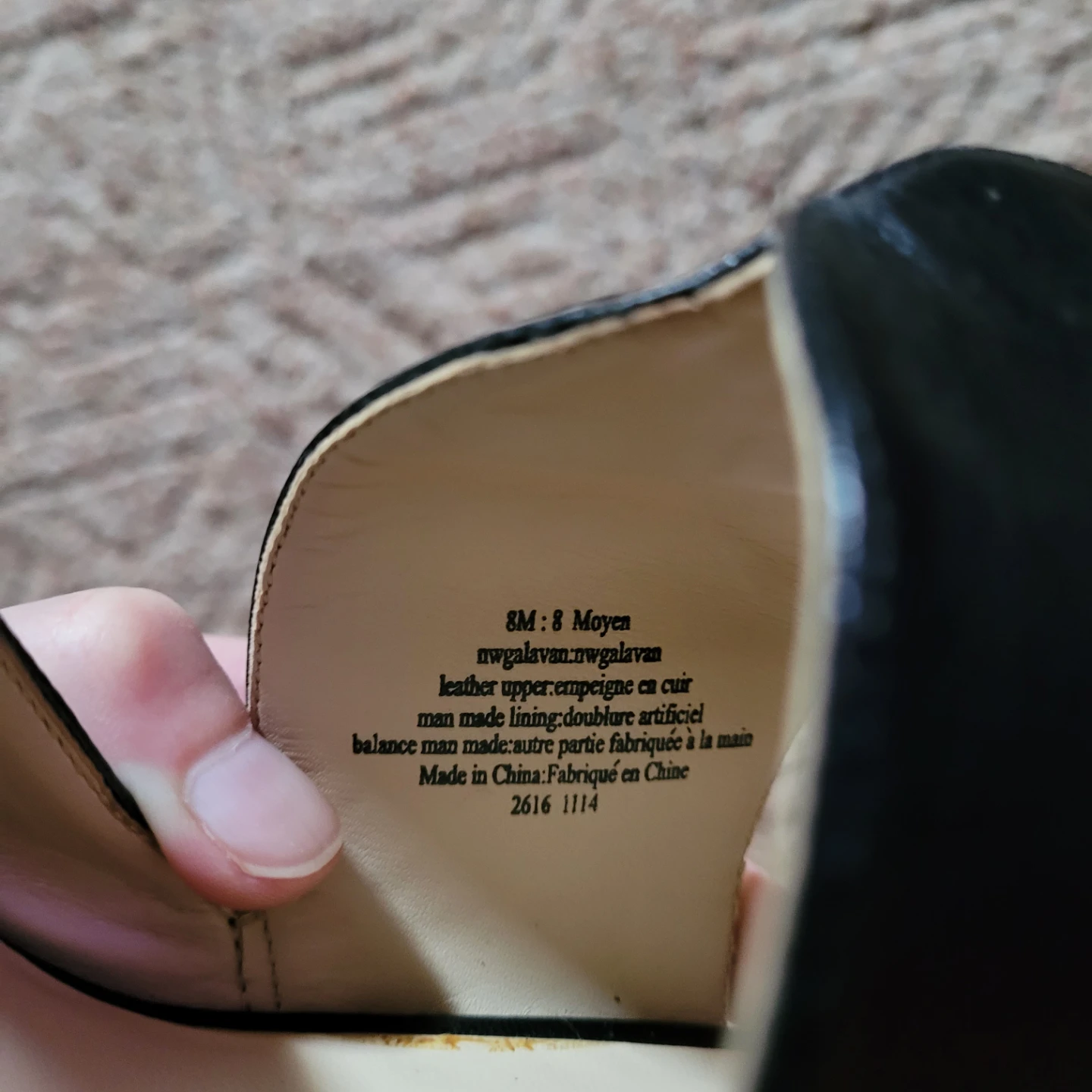 Nine West Black Heels Size 8M - photo 5