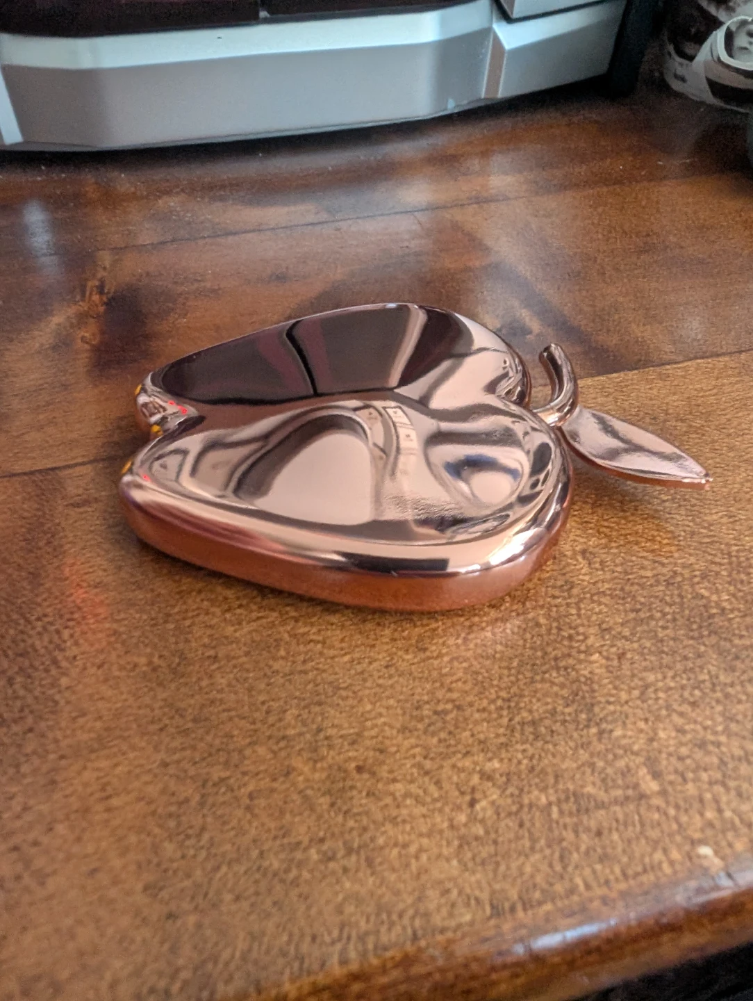 Rose Gold Apple Trinket Paper Weight - photo 3