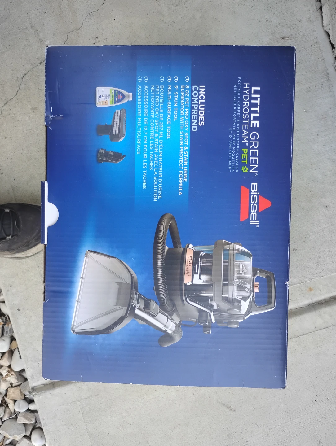 Bissell Little Green HydroSteam Pet Stain Cleaner