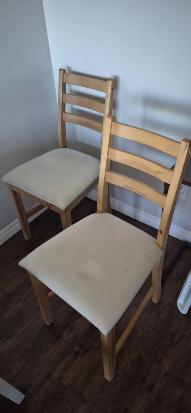 IKEA LERHAMN Dining Chairs (Set of 2)