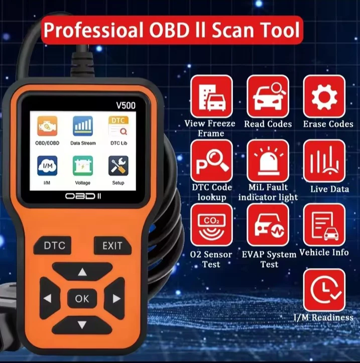 OBD II V500 Professional Scan Tool - photo 2