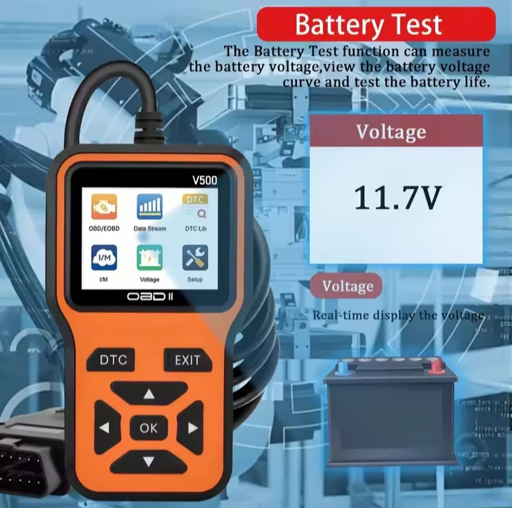 OBD II V500 Professional Scan Tool - photo 4