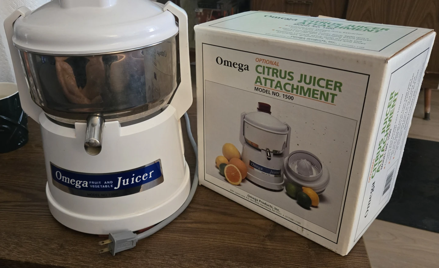Omega Juicer and Citrus Juicer Attachment