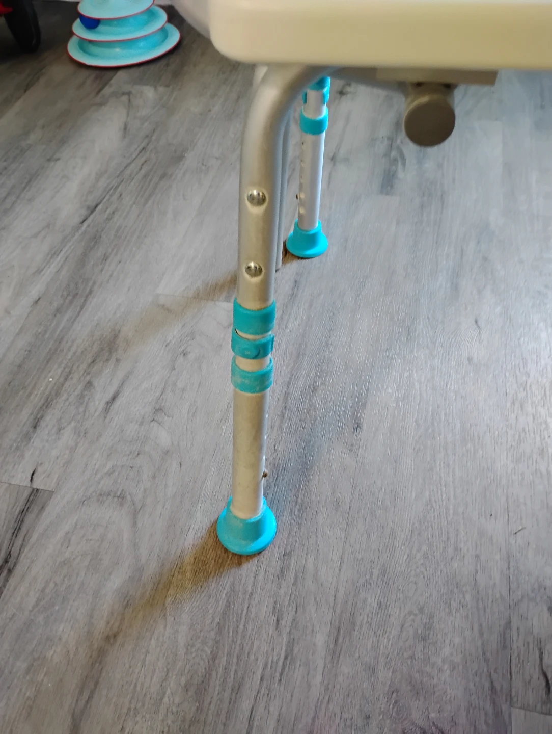 Adjustable Shower Chair with Back and Arms - photo 2