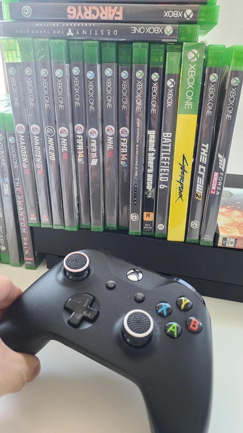 Xbox One X w/ games & controllers - photo 5