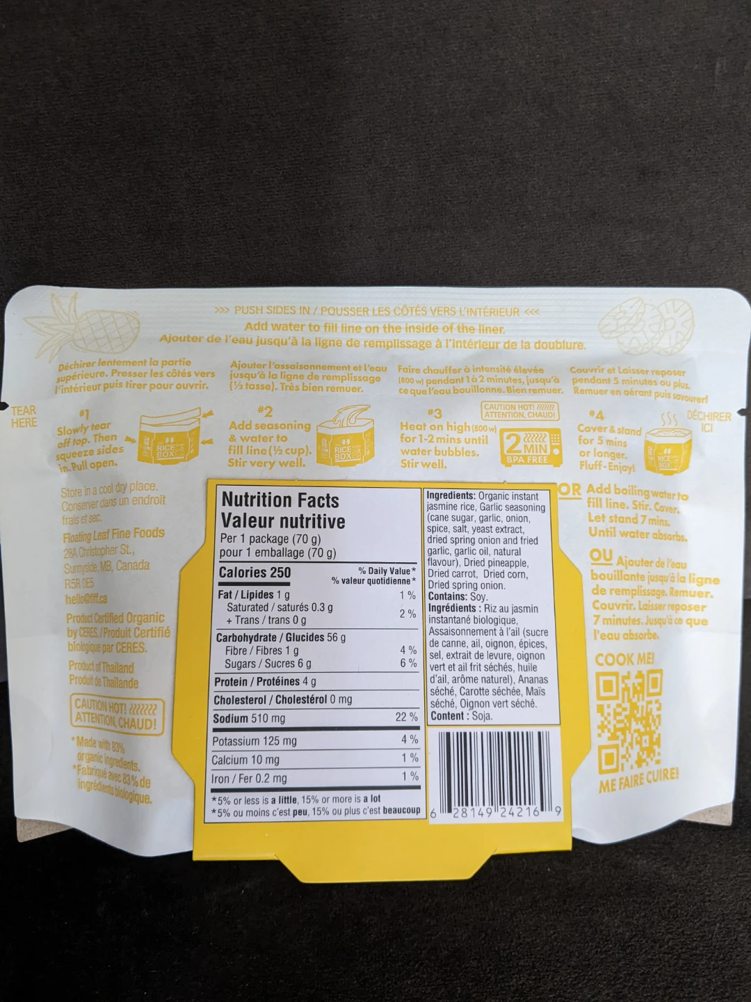 2 for $4 (reg.$3.6+tax) organic Pineapple Fried Rice - photo 4