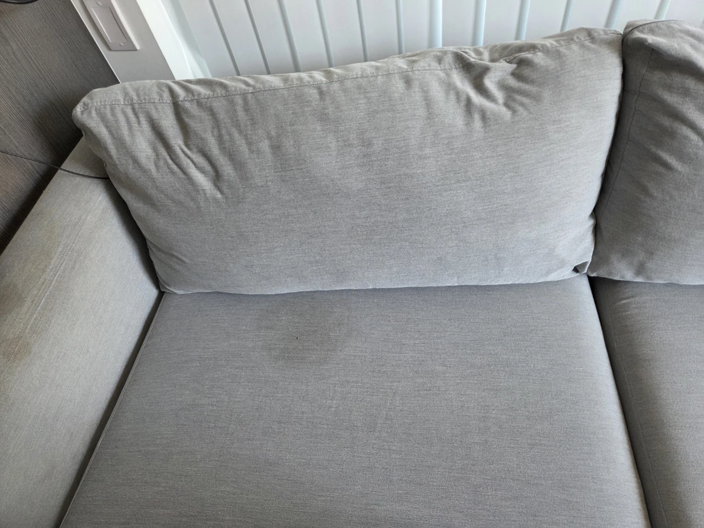 Grey 2-seater sofa