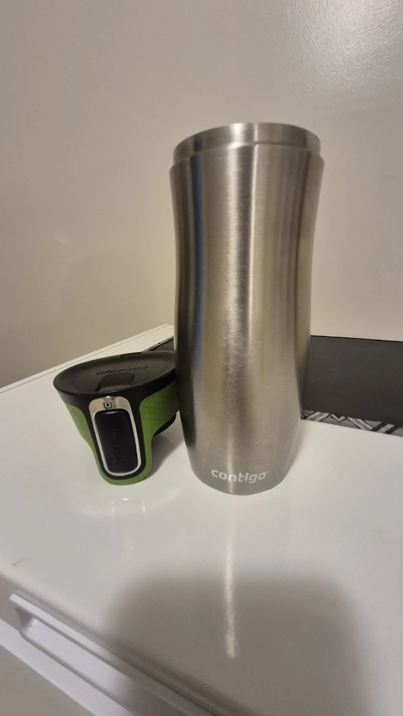 Contigo Stainless Steel Travel Mug with Green Lid - photo 5