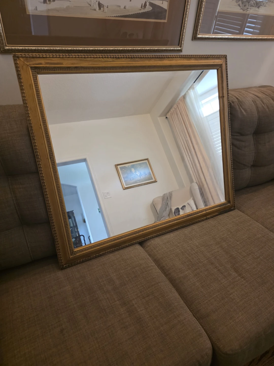 Decorative Gold Framed Wall Mirror
