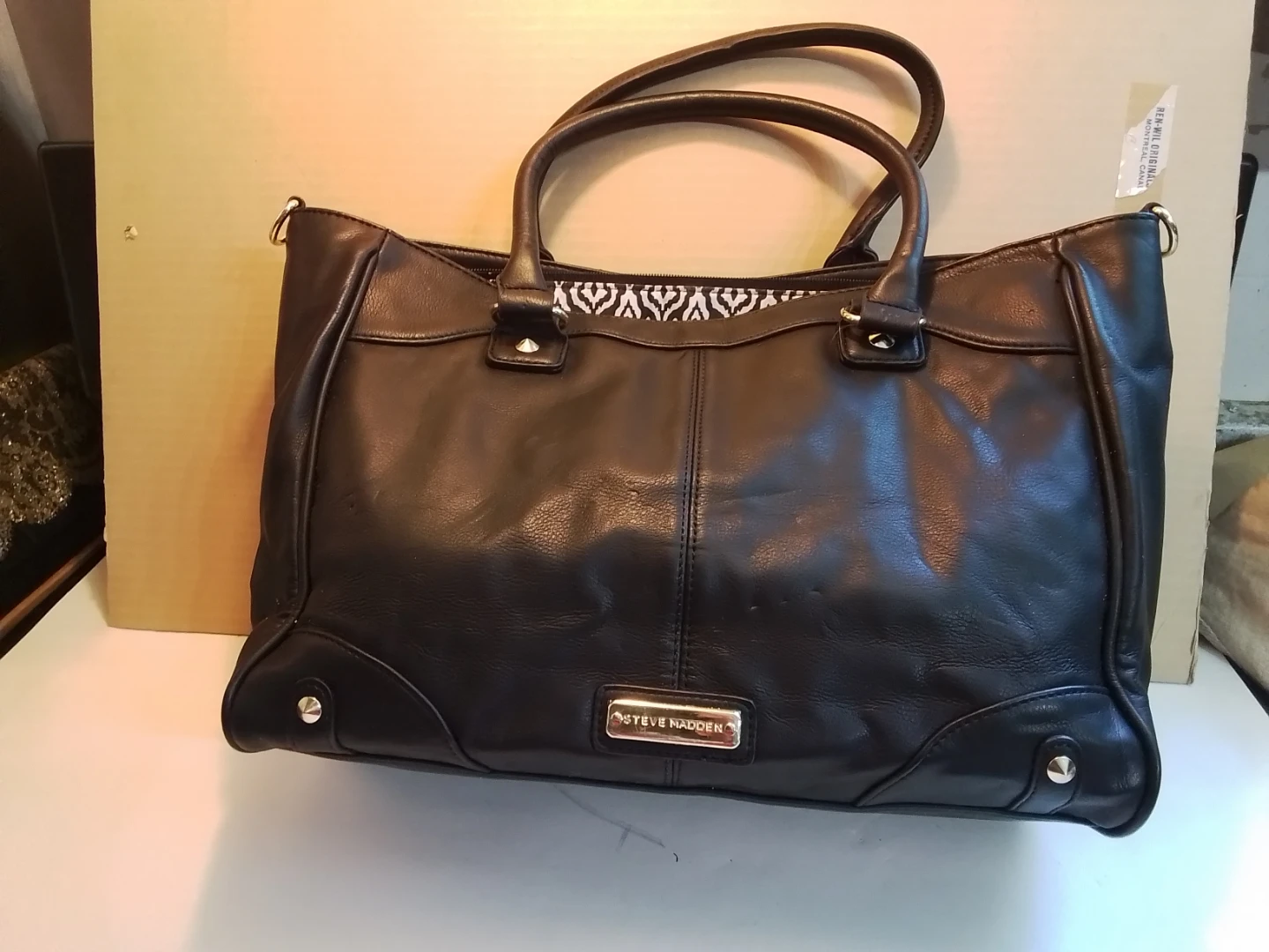Steve Madden Black Tote Handbag - photo 3