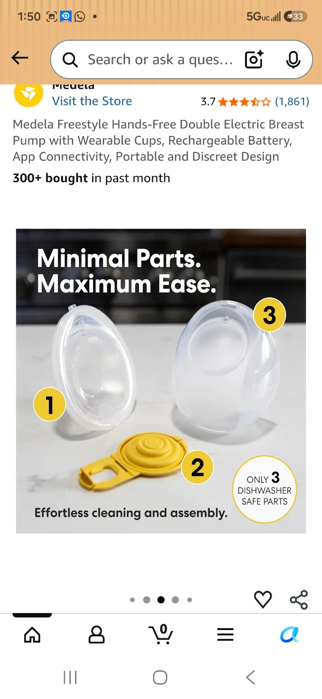 Medela Freestyle Hands-Free Double Electric Breast Pump - photo 3