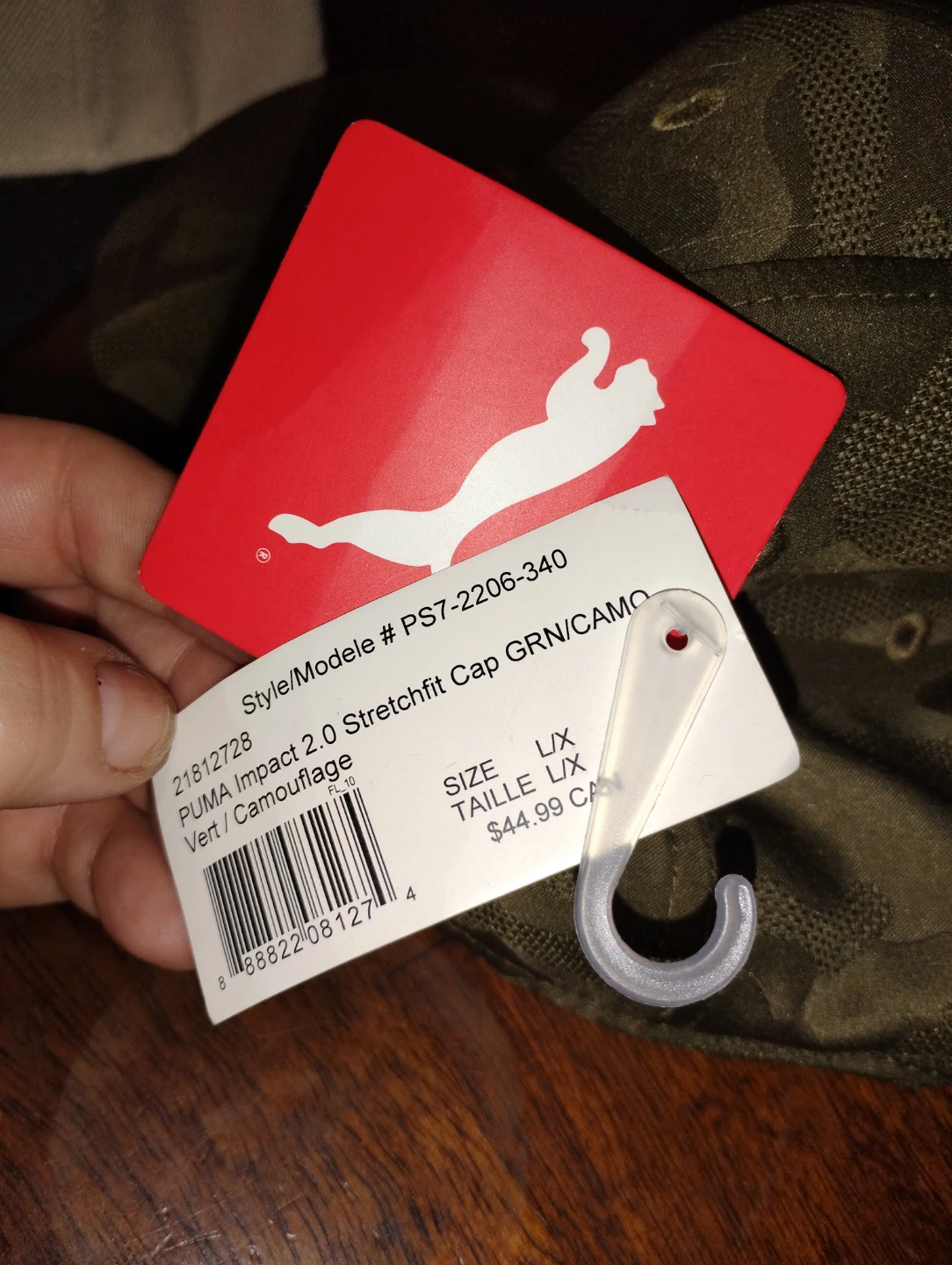 Puma Impact 2.0 Stretch Fit Cap L/XL Camouflage - photo 2