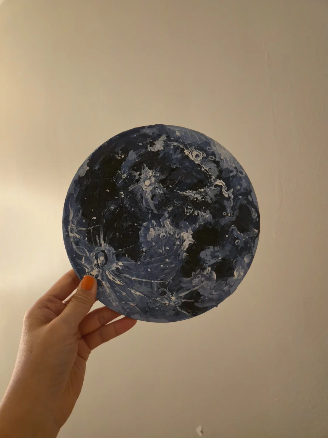 Hand-painted Moon Artwork - photo 2