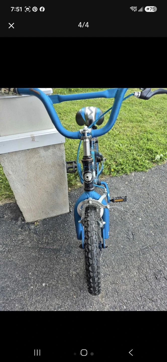 Kids Blue Avigo BMX Bike - photo 3