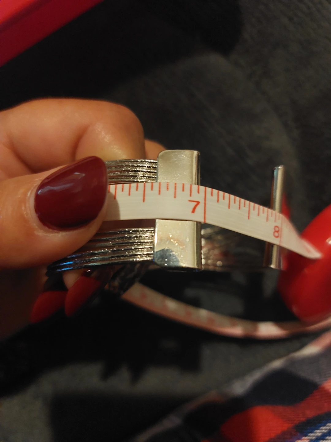 Silver Tone Wire Bangle Bracelet - photo 3