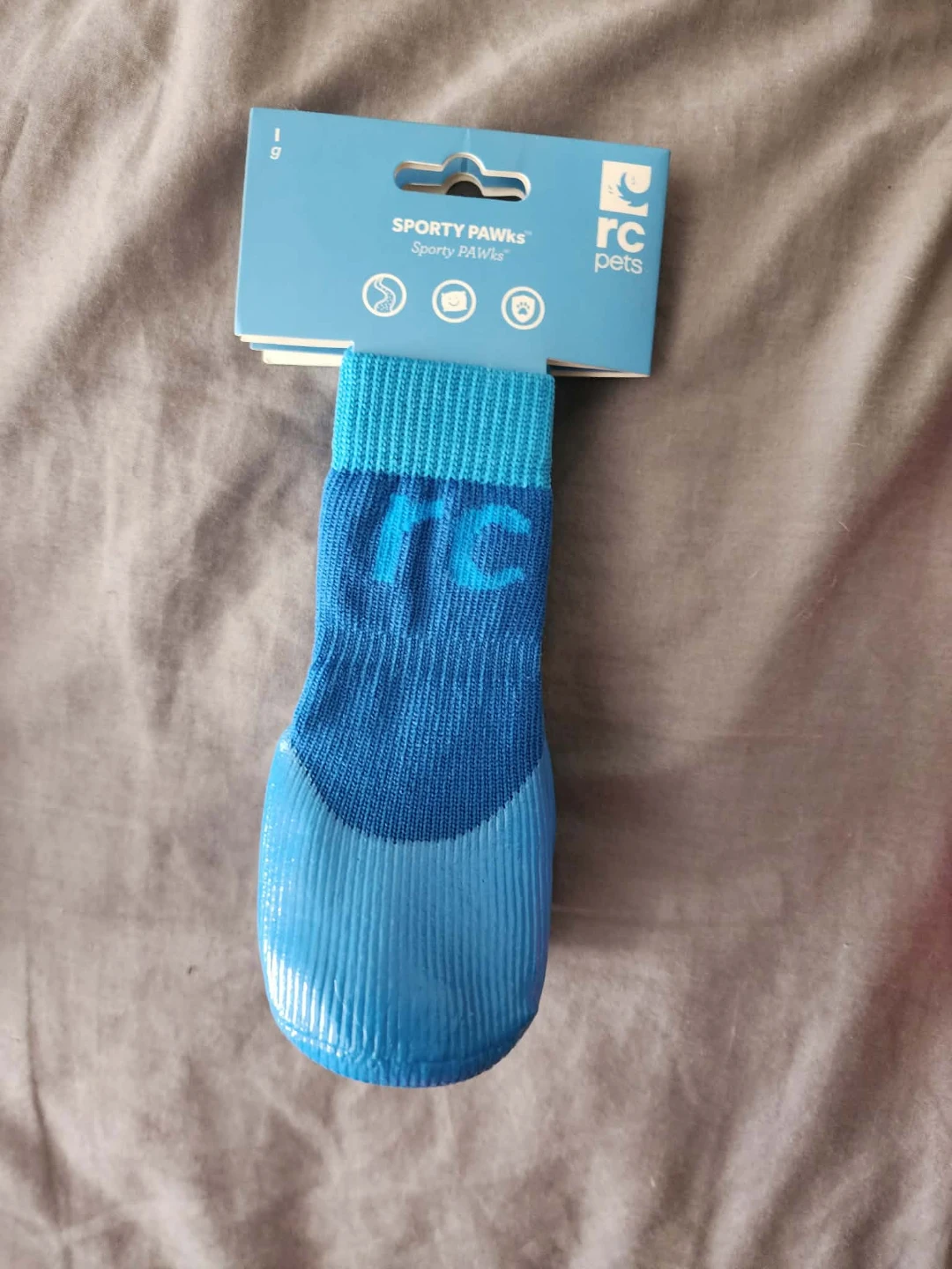 RC Pets Sporty Paws Dog Socks - Blue - Size L/G - photo 2
