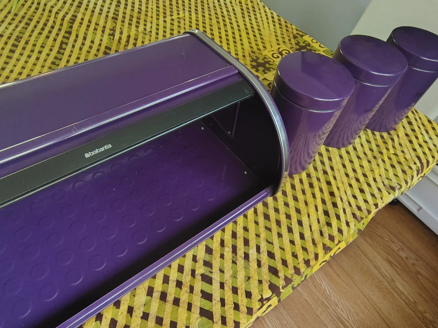 Brabantia Roll Top Bread Box & Canisters Set