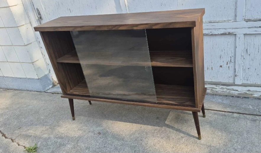 Mcm Cabinet with Sliding Glass Doors - photo 5