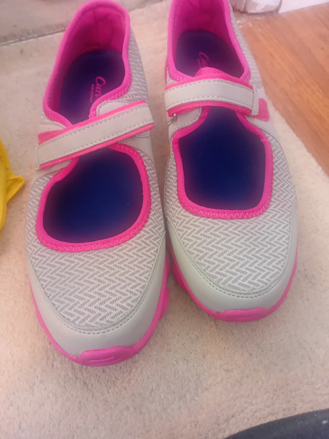 CUTE SPORT Mary Jane Shoes - Pink & Grey