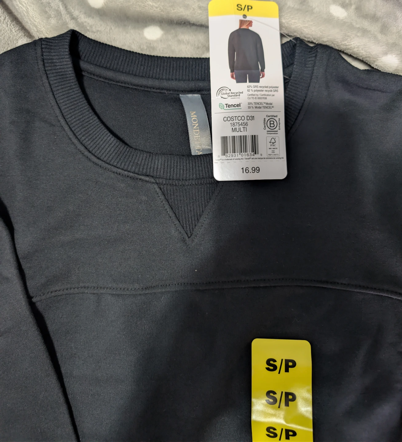 Mondetta Black Crewneck Sweatshirt - photo 2
