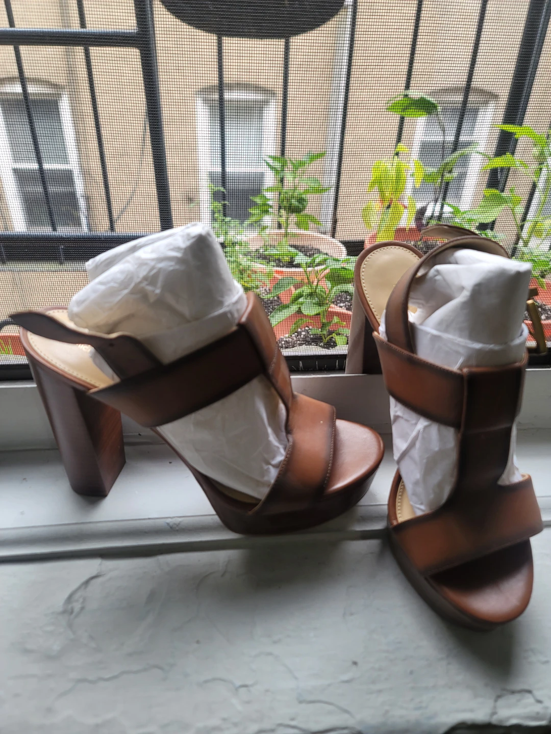 Brown Platform Heels MK