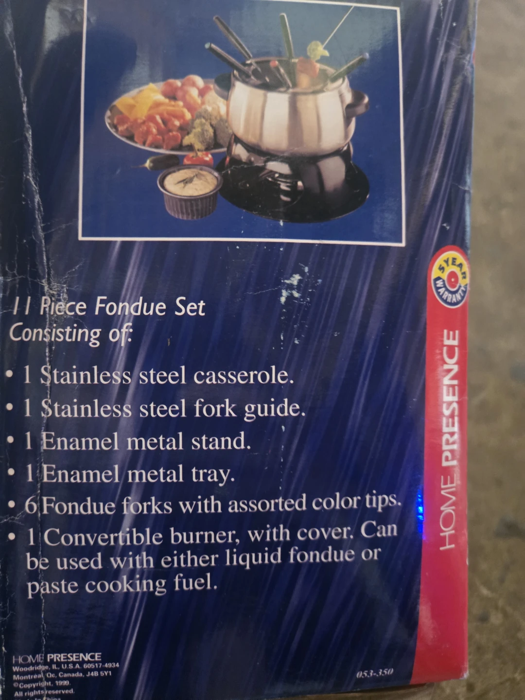 11 Piece Stainless Steel Fondue Set - photo 3