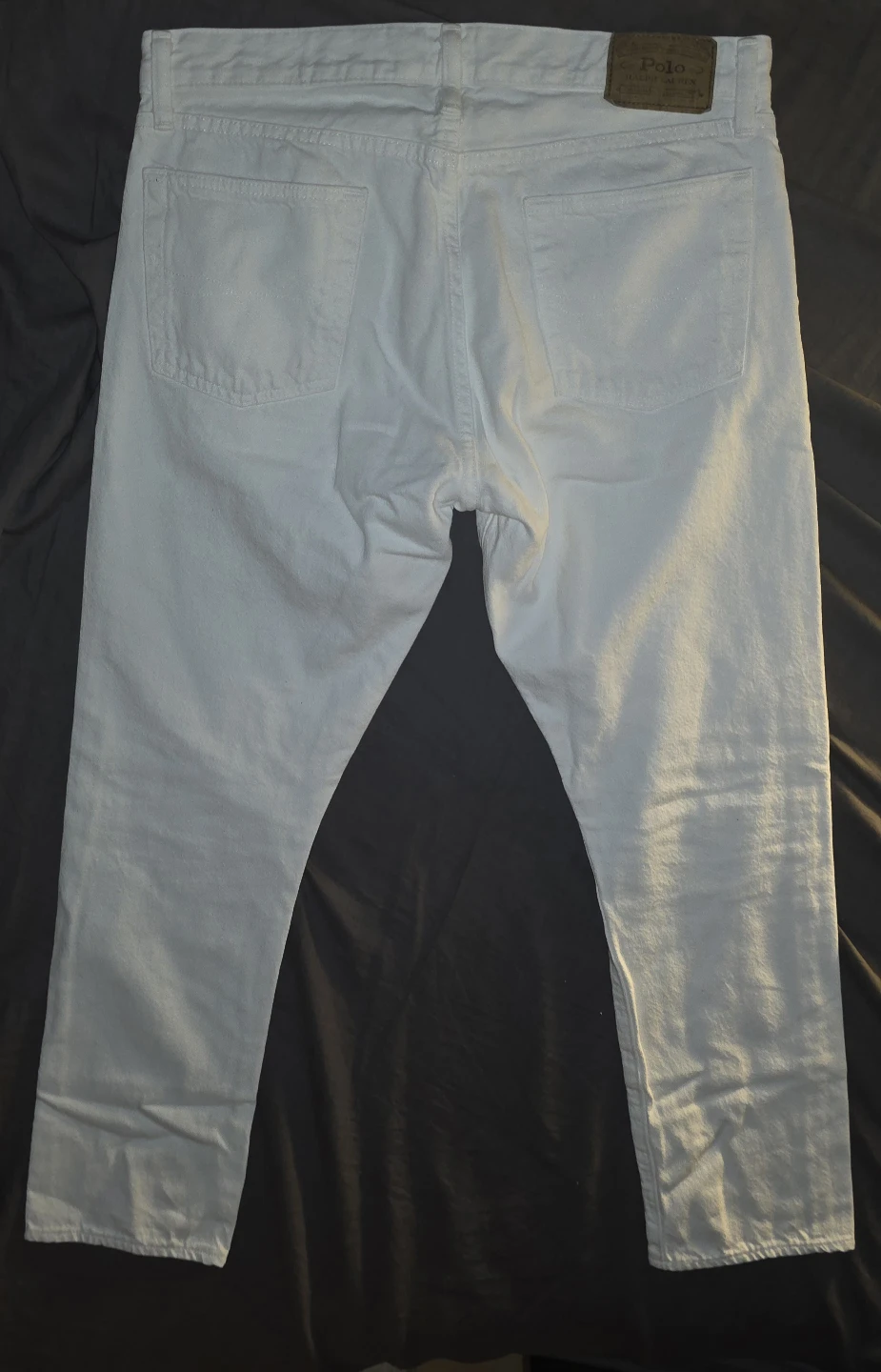 Polo Ralph Lauren Men's White Sullivan Slim Fit Jeans(Waist 33)
