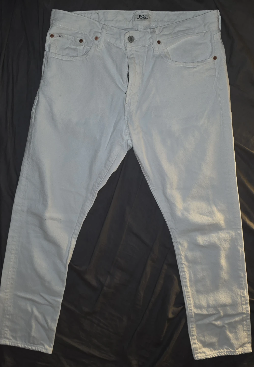 Polo Ralph Lauren Men's White Sullivan Slim Fit Jeans(Waist 33) - photo 2