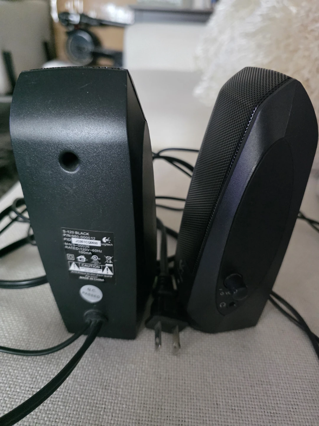 Logitech S-120 Black 2.0 Computer Speakers - photo 2