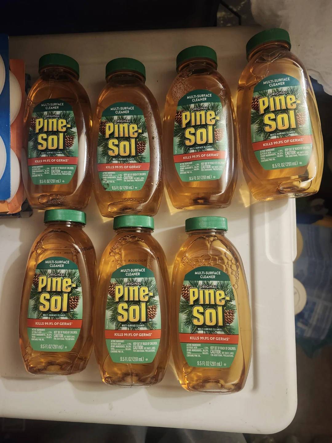 Pine-Sol Original Multi-Surface Cleaner, 7x 9.5 fl oz Bottles