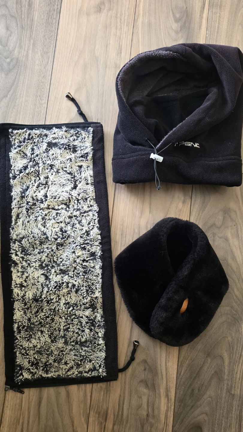 Winter Fleece Hood & Neck Warmer Set