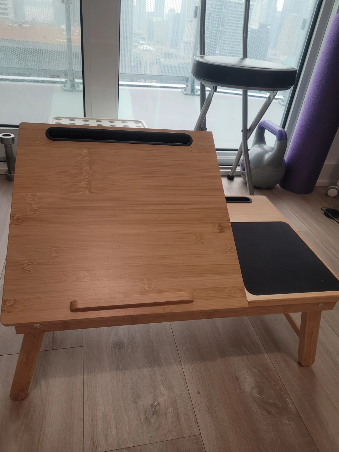 Bamboo Lap Desk with Adjustable Angle