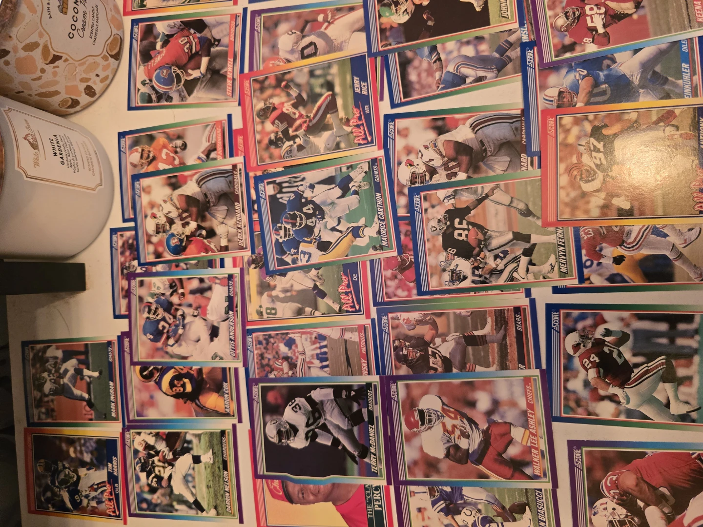 Collection of score  Football Trading Cards - photo 5