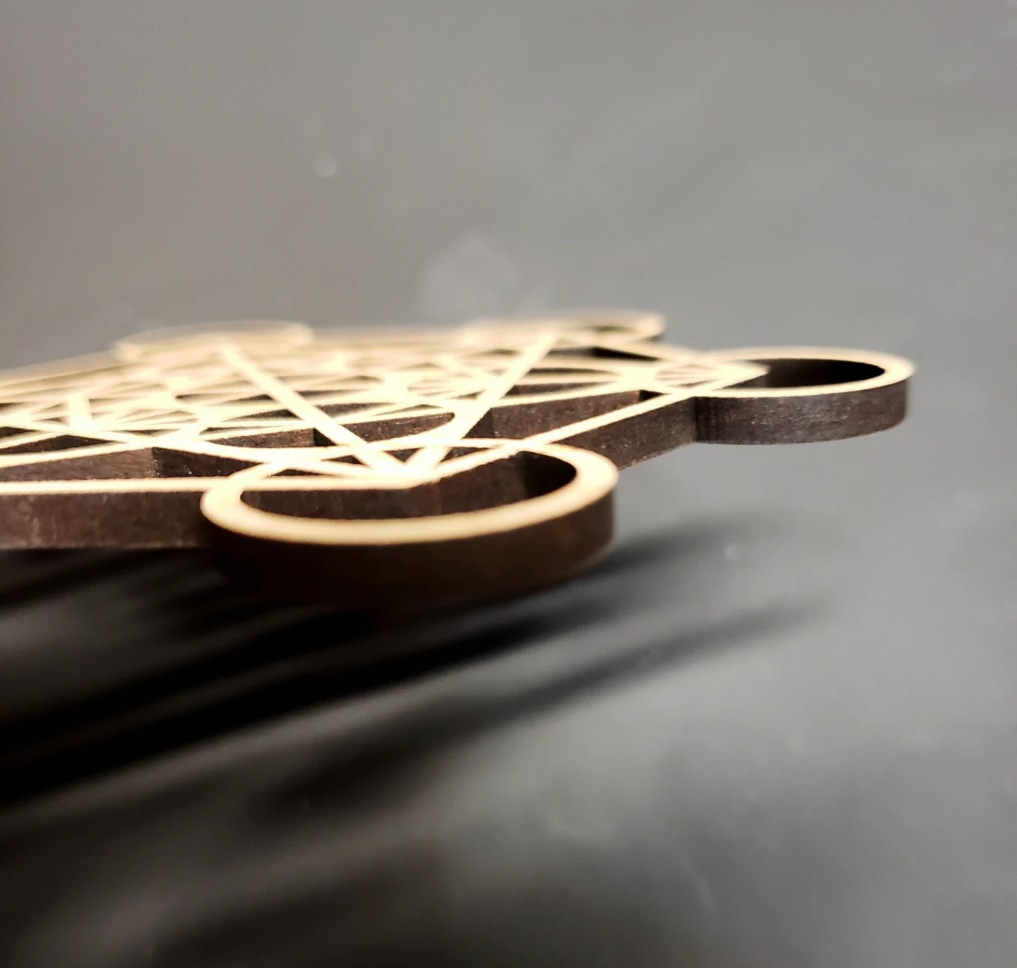 New. Metatron's Cube Wood Decor - photo 2