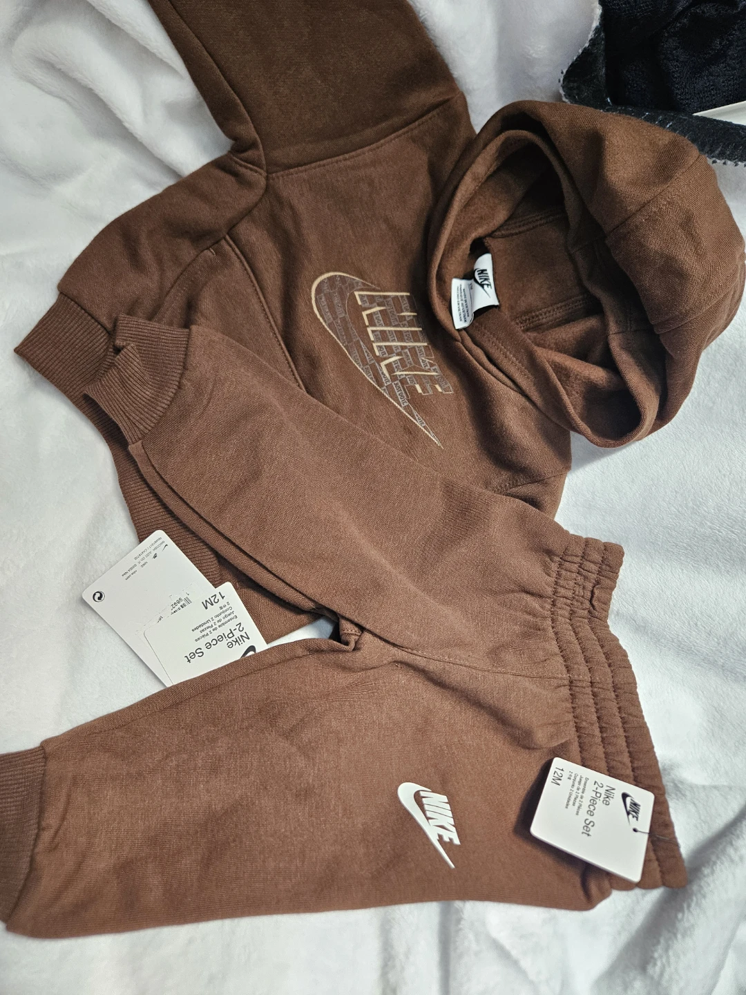 Nike Toddler 2-Piece Hoodie and Pants Set - Brown