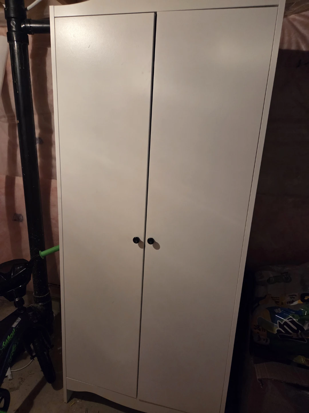 IKEA White Two-Door Wardrobe - photo 2