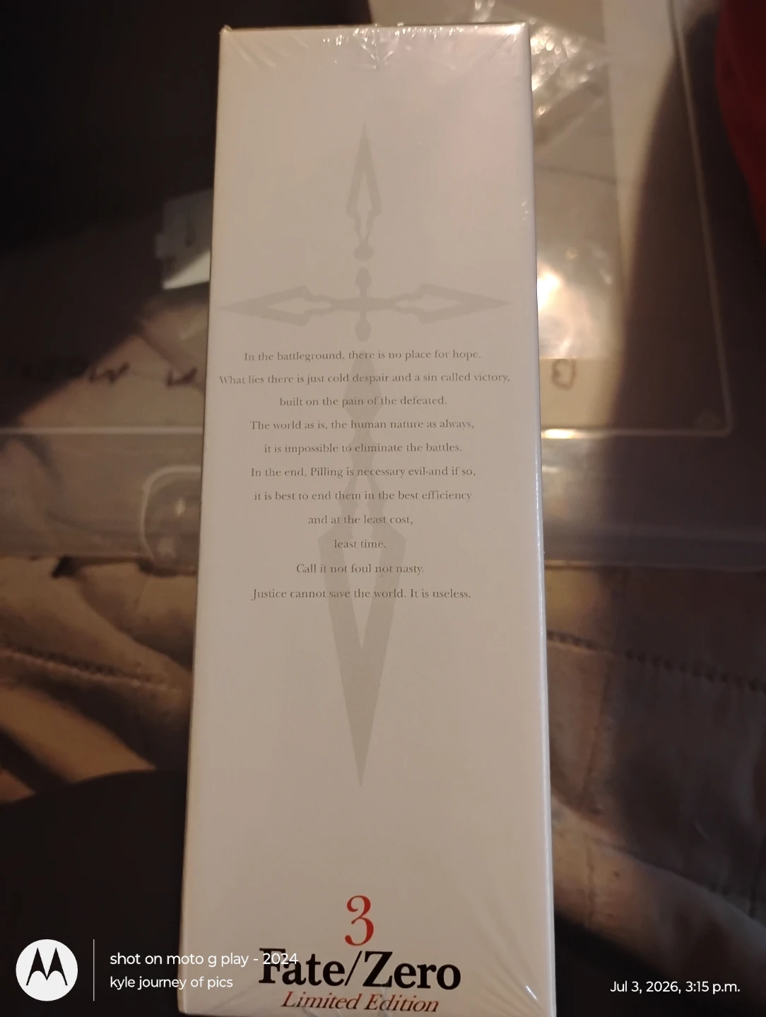 Fate/Zero 3 Limited Edition Figure - photo 4