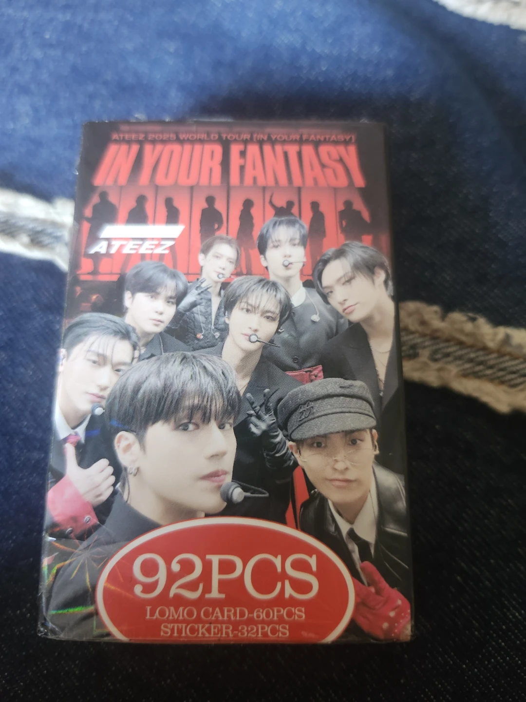 ATEEZ 2025 World Tour In Your Fantasy Lomo Card & Sticker Set - photo 2