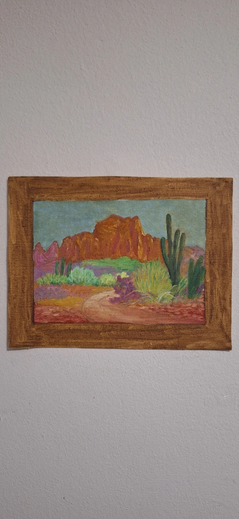 Desert Landscape Painting - photo 2