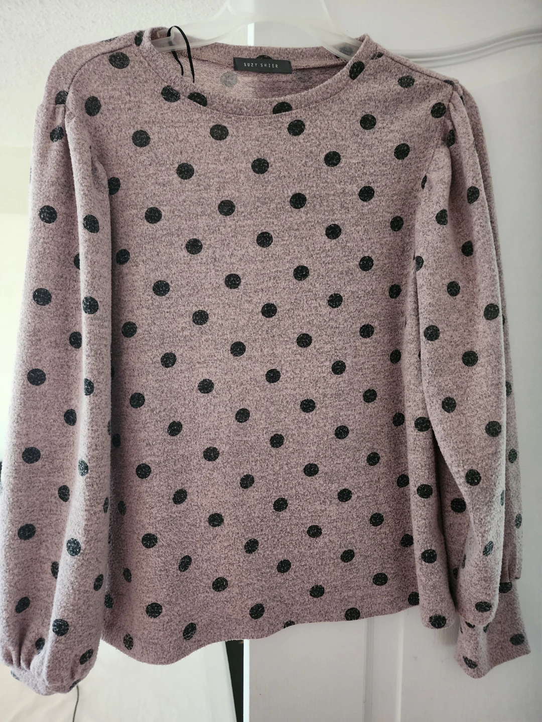 Suzy Shier Polka Dot Top - photo 3