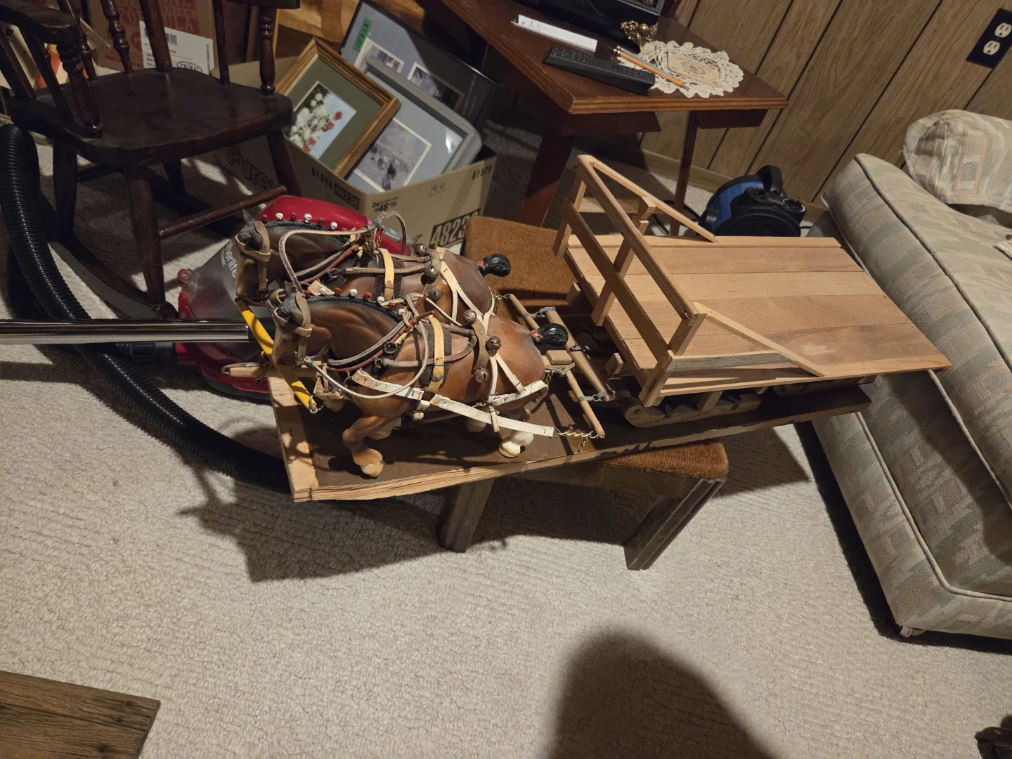 Vintage Horse Drawn Wagon and Tractor Toys - photo 2