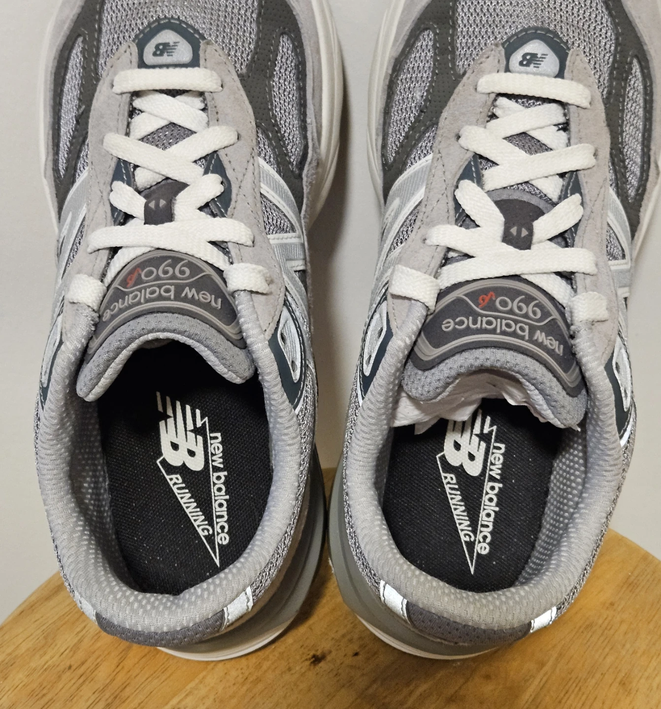 New Balance 990v6 Grey Running Shoes - photo 5